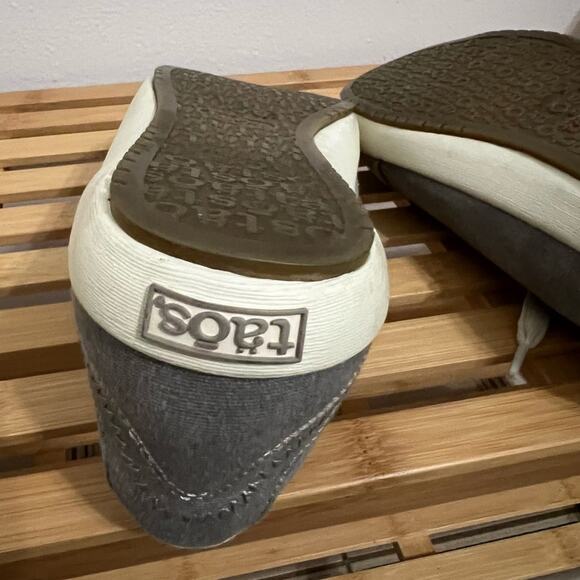 Taos Grey Canvas Woman’s Size 6 - Picture 5 of 6